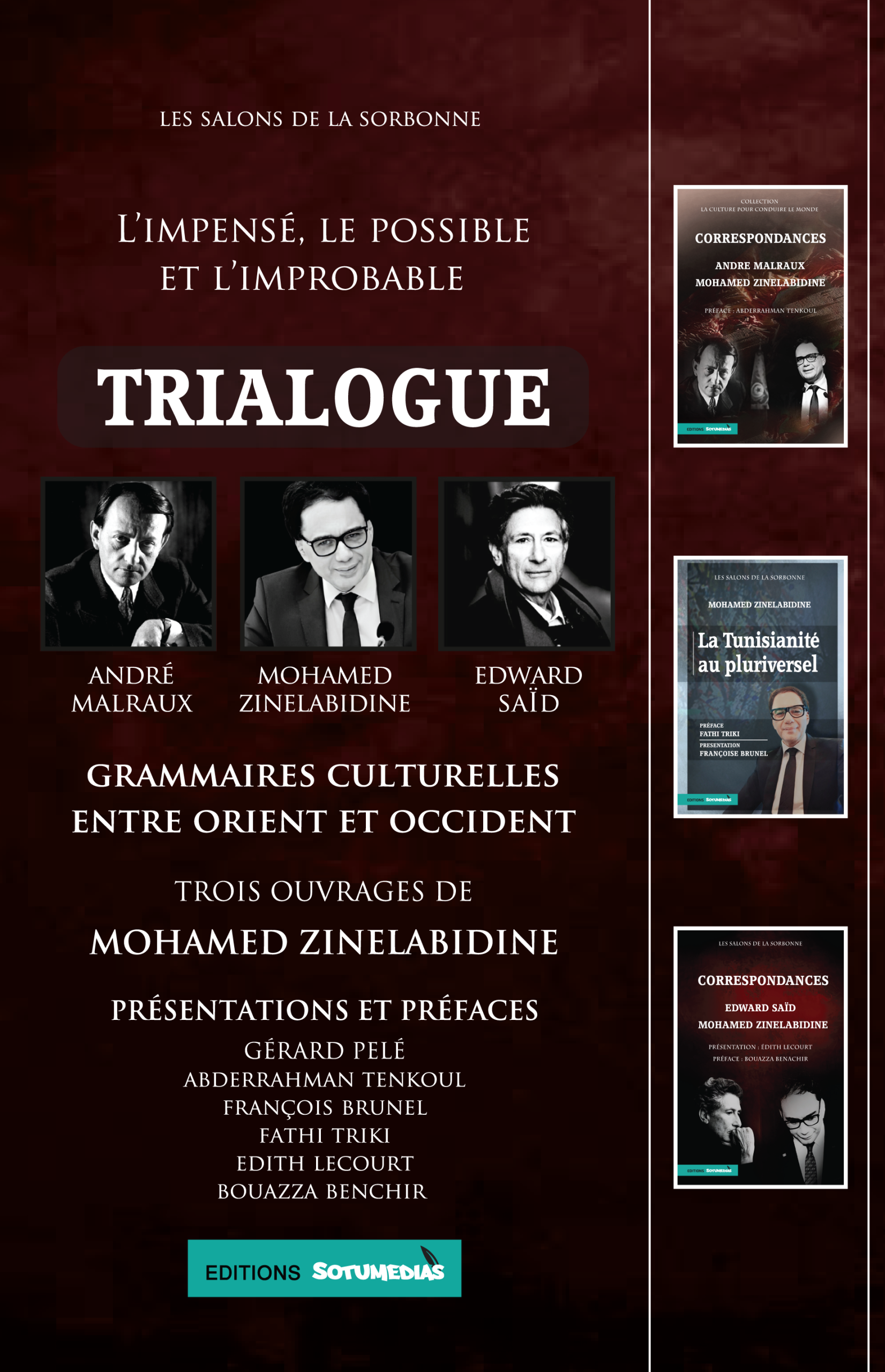 Coffret Trialogue 3 ouvrages : L'impensé, le possible et l'improbable